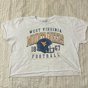 Cropped WVU Football Shirt